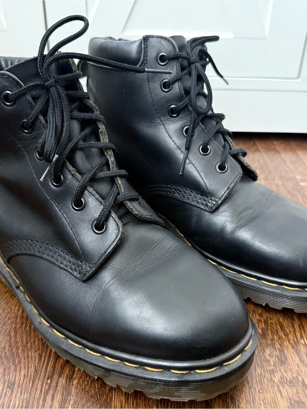 Vintage Dr. Martens 939 Made in England Men’s 6-Eye Boots Black UK 9/US 10